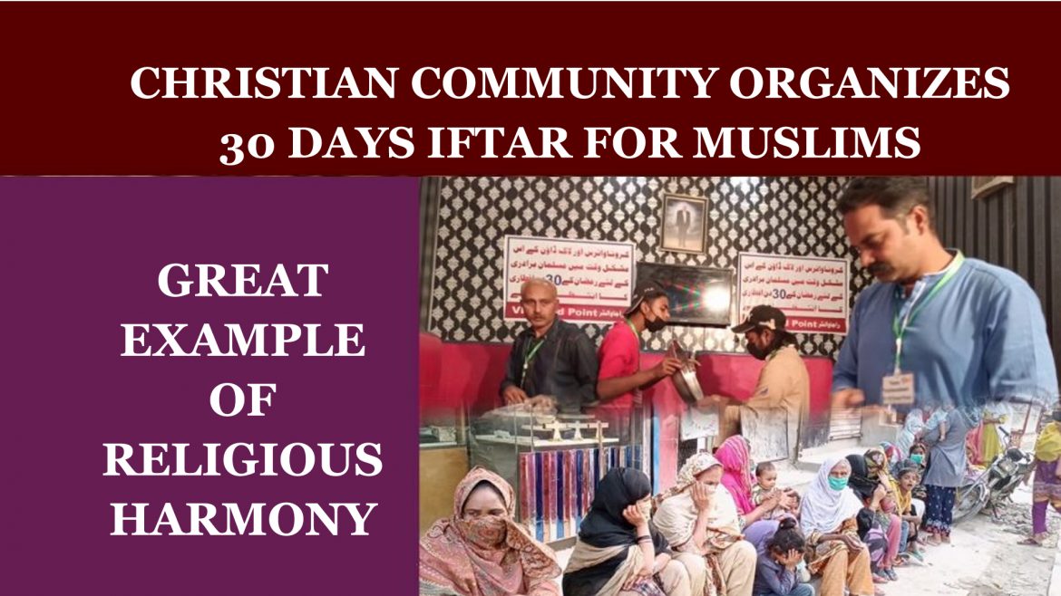 Christian community organizes a 30 days iftar for Muslims