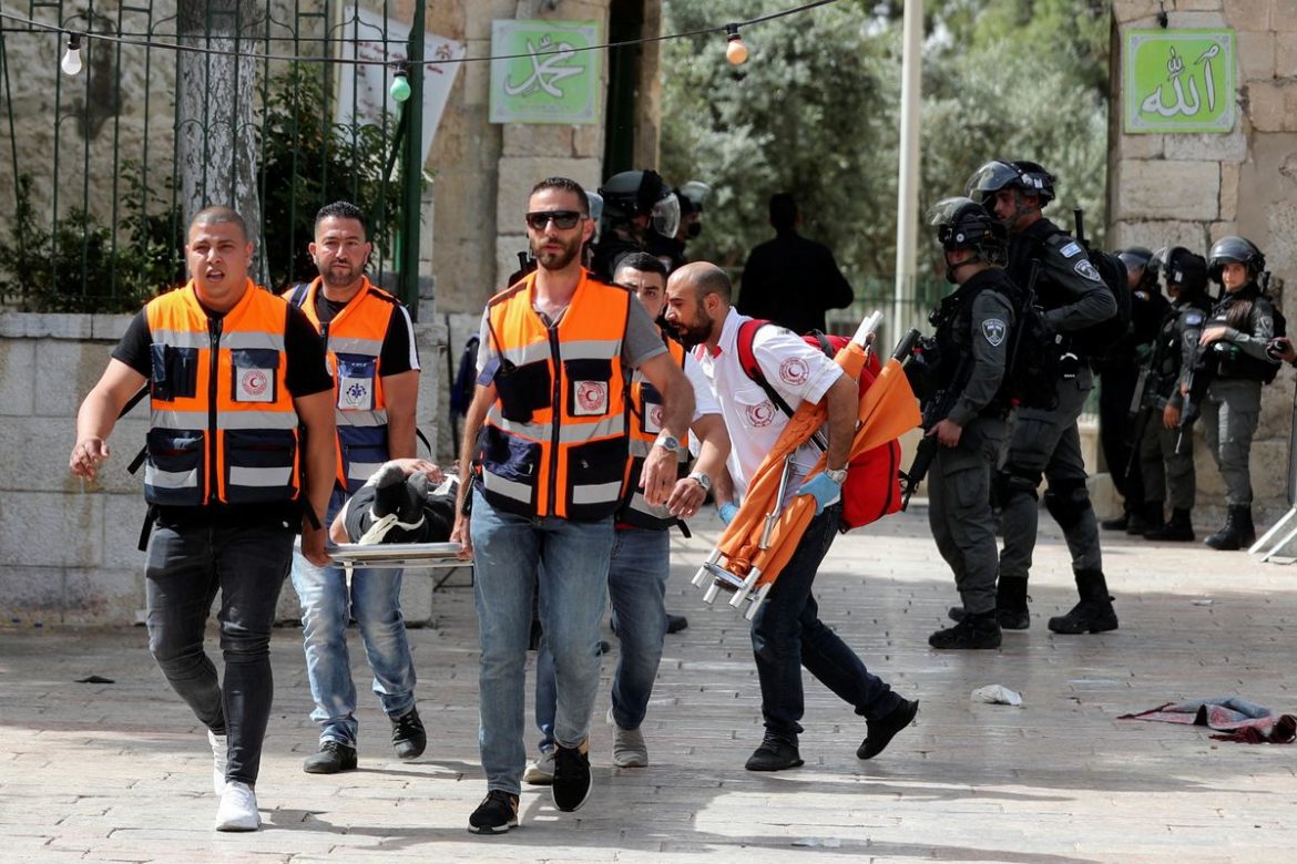Violence erupts at Al-Aqsa Mosque as Israel marks Jerusalem Day