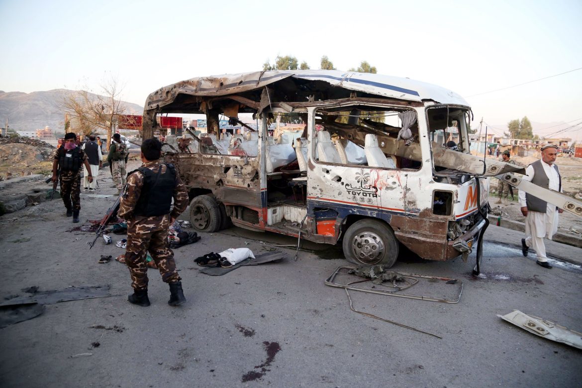 At least 11 killed in Afghanistan bus bombing