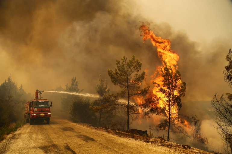 Antalya, Mugla wildfires continue as Turkey puts out dozens