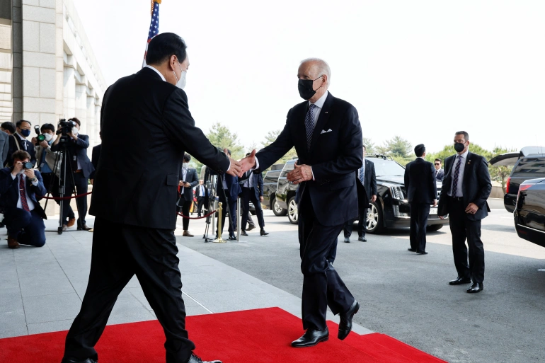 Biden and Yoon mull more military exercises amid N Korea tensions